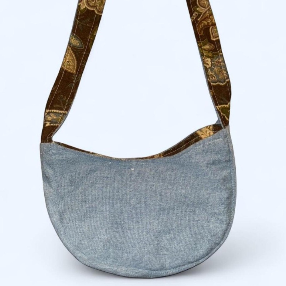 Floral Brown Shoulder Bag - Picture 2 of 6